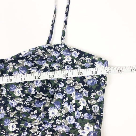 NWT Oasis Ditsy Micro Floral Print Spaghetti Strap Pencil Dress. Size US 8 - Picture 9 of 14